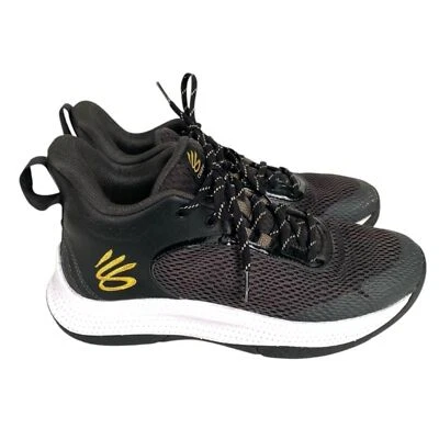 Under Armour Curry 3Z6 Black Metallic Gold for sale | eBay