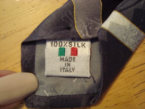 ANTONIO RICCI ITALY GRAY RED ABSTRACT 100% SILK MEN'S TIE L- 56" W- 4" EUC - Picture 4 of 6