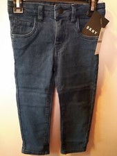 DKNY Toddler Boy's Denim Skinny Jeans Caspian Sea Sizes 2T, 3T, 4T