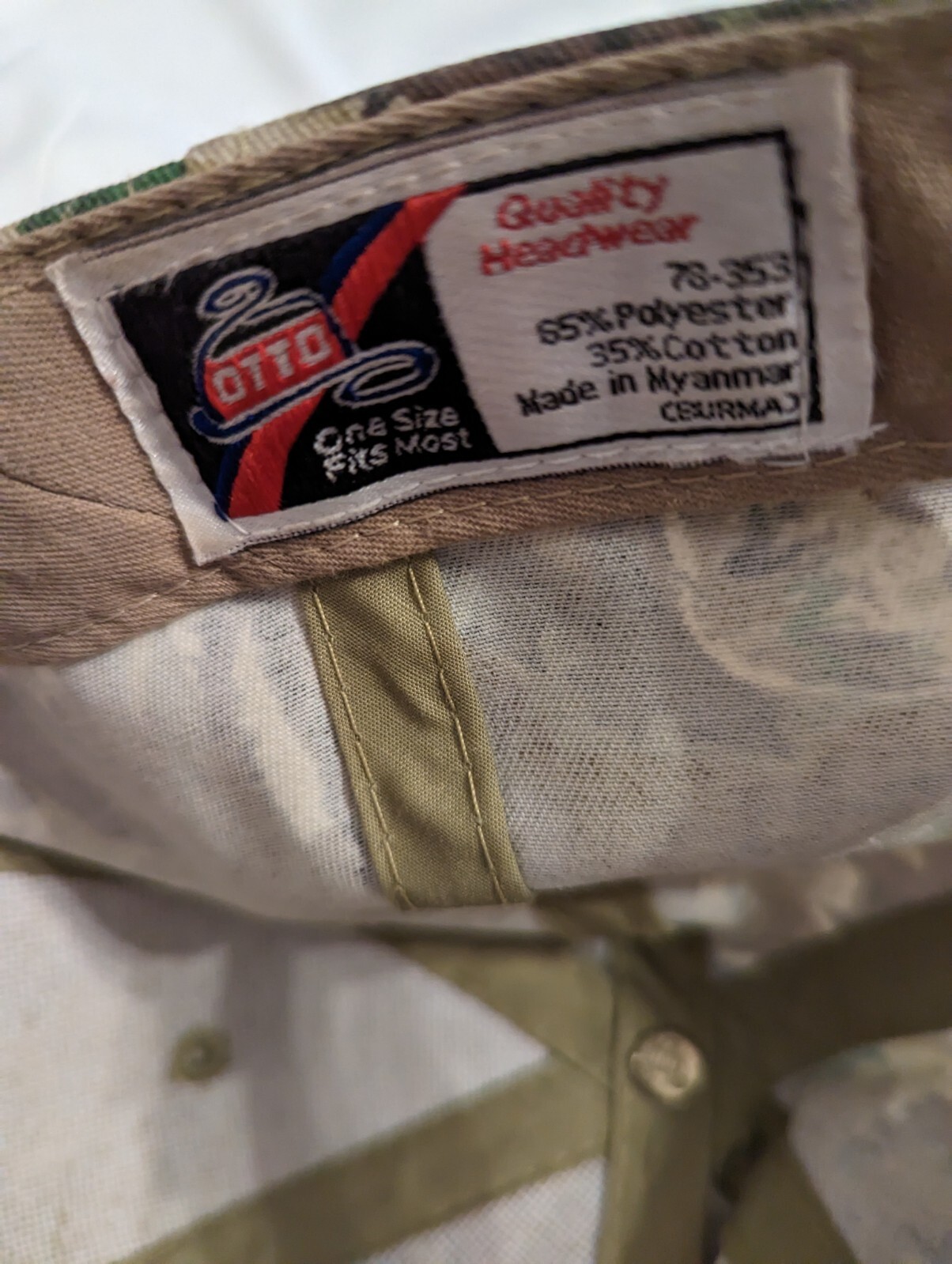 Megtec Camo Adjustable Baseball Cap - image 3