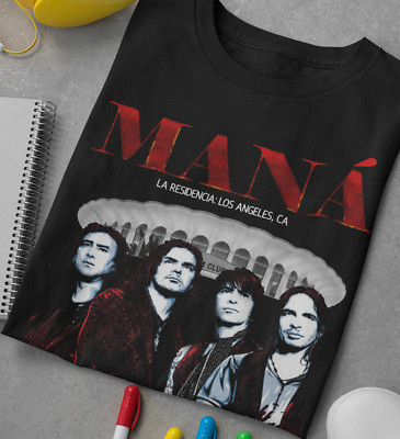 Mana Concert Tour T-Shirt Merch Rock En Espanol Los Angeles Vivir