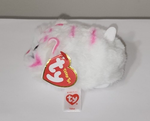 Ty Beanie Boos Teeny Tys 4" TABOR Tiger (UK Excl) Stackable Plush Stuffed Toy - 第 6/9 張圖片