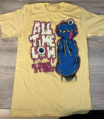 All Time Low Band T-shirt Yellow Cotton Unisex Tee All Size S-4Xl  MI036