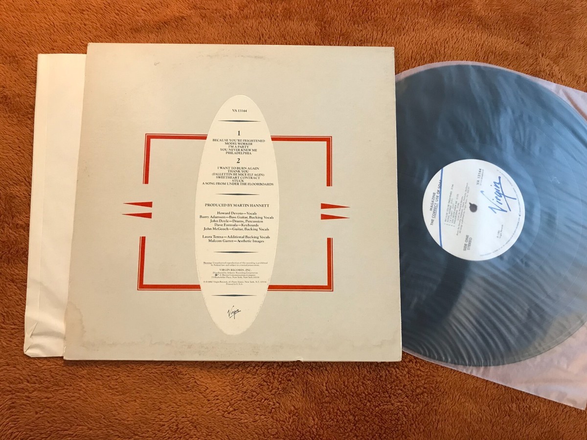 Magazine The Correct Use Of Soap 1980 lp Promo Vinyl howard