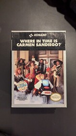 Where in Time is Carmen Sandiego (NES, 1991) - Original Box And Insert