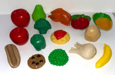 Vintage Play Food Lot - Little Tikes - Fisher Price Pretend Fruit Veggies COOK