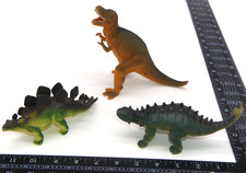 Lot Assorted Dinosaur Figure Toy Figurine T-Rex Stegosaurus Ankylosaurus