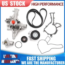 Engine Water Pump Thermostat Kit For Mercedes Benz GL450 CLK550 ML350 ML350 C300