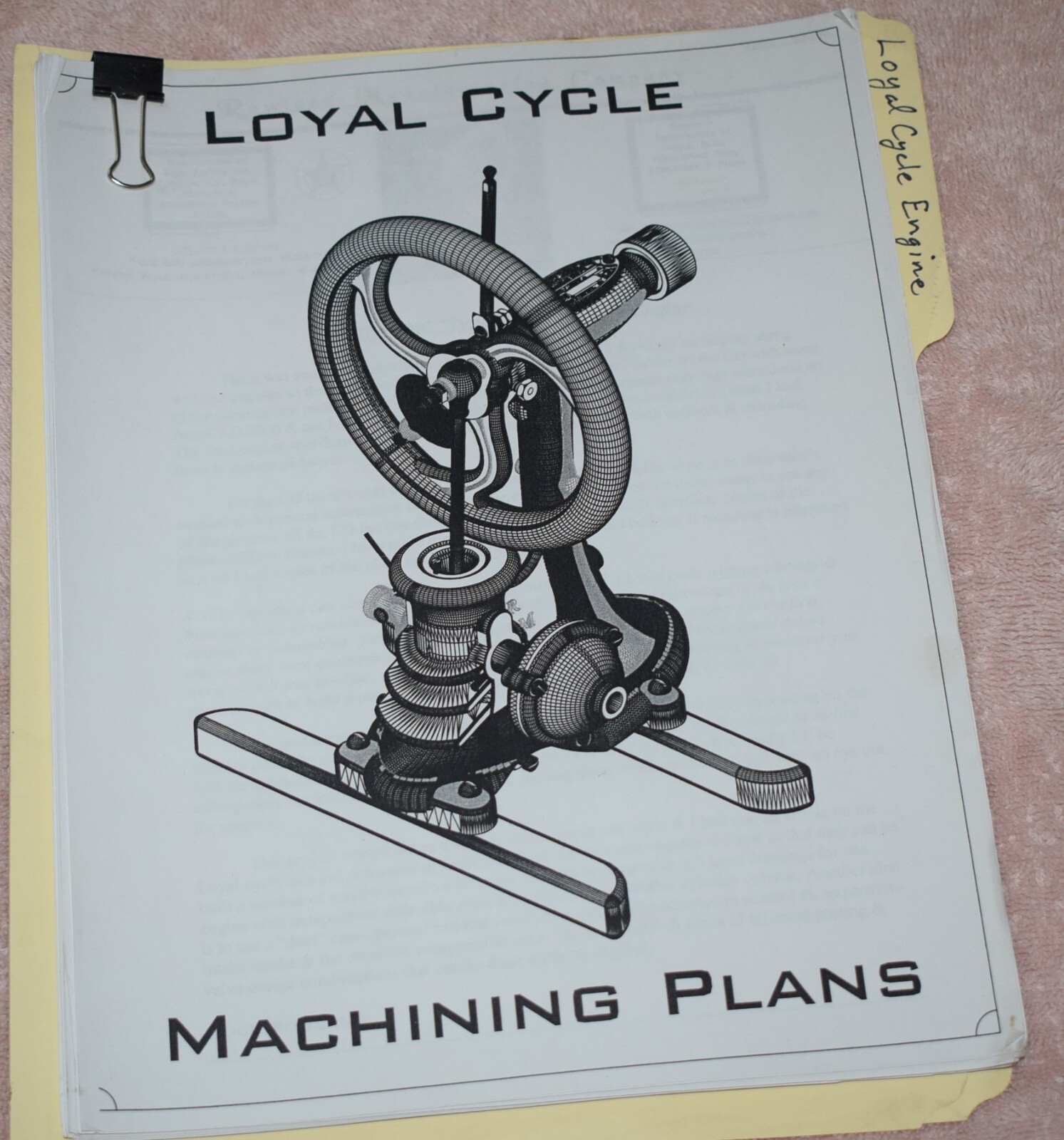 RMC Rowland Manufacturing Type B Modified Loyal Cycle Engine Casting