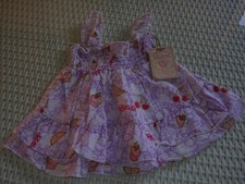 VESTITO BIMBA LILLA  "GUESS"  ( cotone - bretelline - gonna - estivo )  