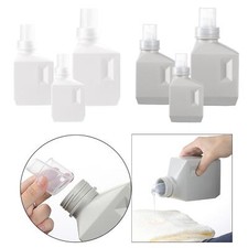 Wäscheflasche mit Etikett auslaufsicherer Mehrwegbehälter für Waschmittelflüssigkeit