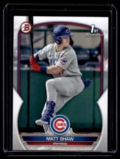 2023 Bowman Draft Matt Shaw Rookie Chicago Cubs #BD-33