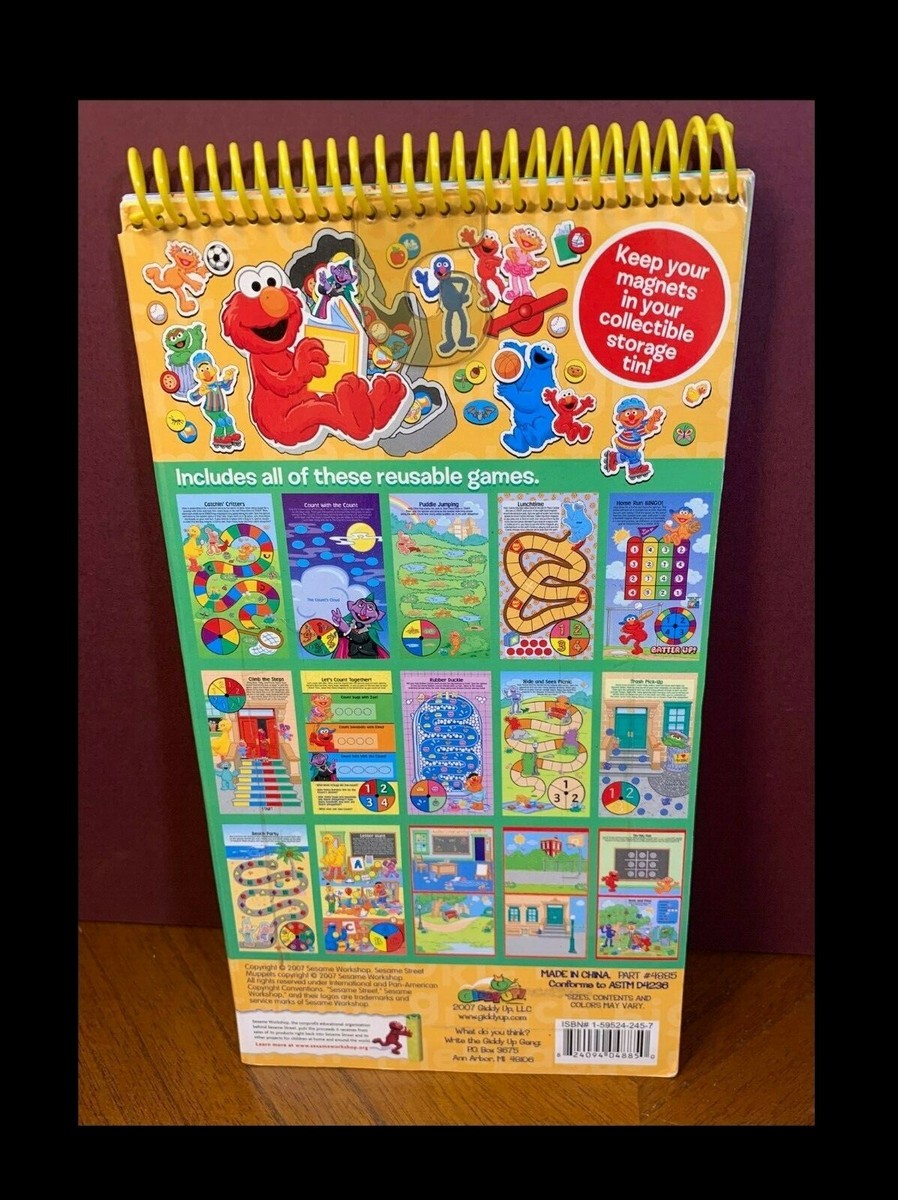 Schmidt Spiele 51451 Sesame Street Mémo, Jeu de Voyage, Emmenez-Moi avec Jeu dans Une boîte en métal, Normal