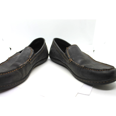 Born Mens Black Leather Slip On‎ Loafers Driving Mocassins sz 10M Driver Shoes Born | Shoes | Born Mens Size 9 Liam Black Full Grain  main image 2
