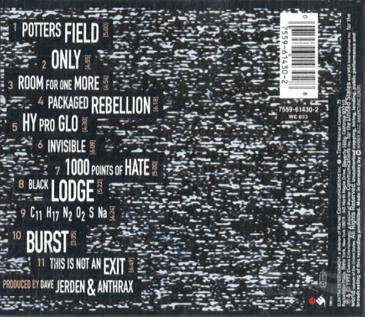 Sound of white noise von Anthrax (CD) - Bild 2 von 2