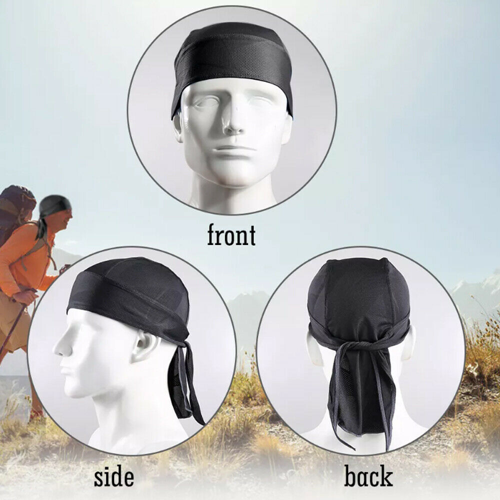 Durag Du-rag Wave Cap Hat Doo Rag Motorcycle Biker Bandana Head Wrap Skull  Cap