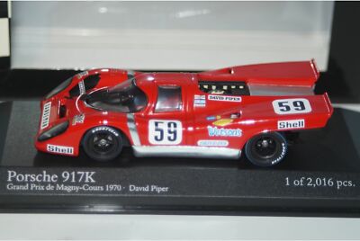 1/43 MINICHAMPS Porsche 917K 1970 GP de Many Cours #59 Red w/ Box 430