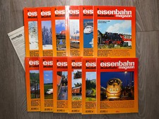 ✅ Guter Zustand Eisenbahnmagazin Jahrgang 1998 + Jahresinhalt