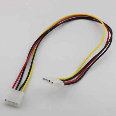 10x 50cm/1.5ft IDE 4 PIN Molex Male Power to Female Jack Extension Adapter Cable