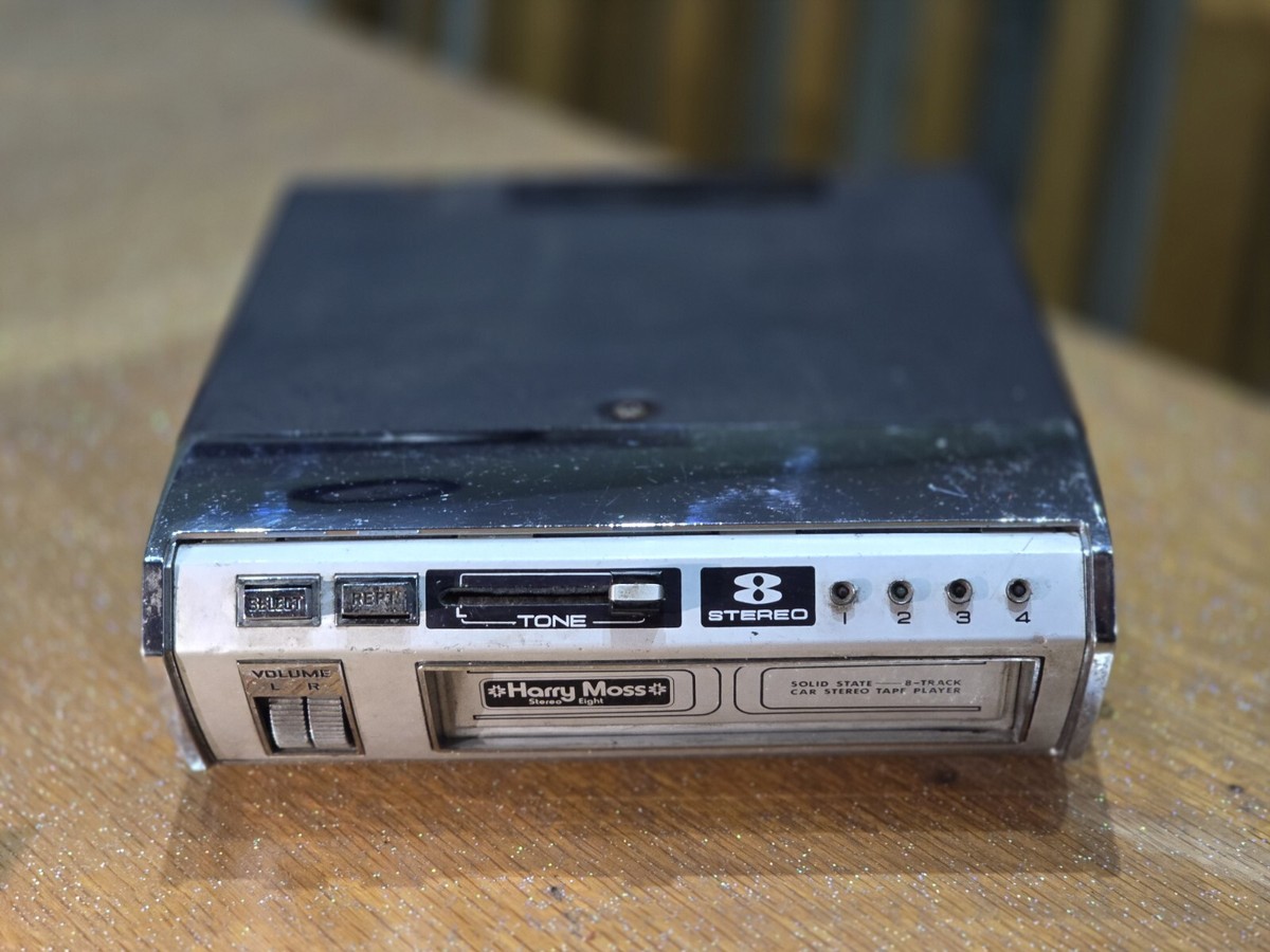 Untested Harry Moss Stereo 8 Eight 8 track Classic Car VW Camper