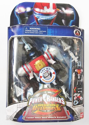 Power Rangers MAX Turbo Drill Action Figure Operation Overdrive 2007 NEW Retired