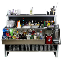 Cocktail Station Barman - Postazione Bar - Bancone Barman - 150 cm