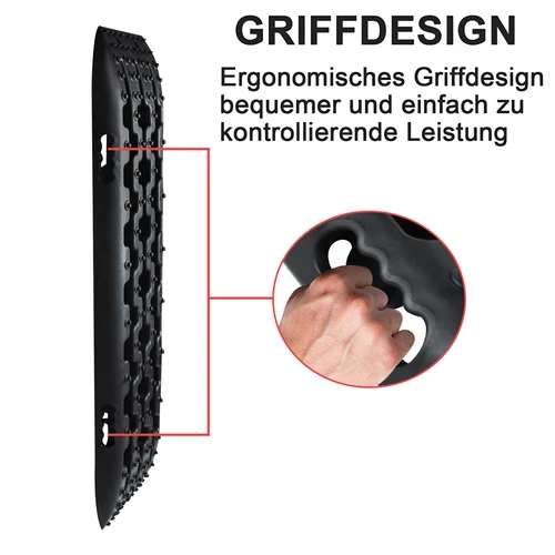 2 Stück Sandbleche Traktionsmatte Traktionshilfe Anfahrhilfe Offroad Tracks - Bild 5 von 15
