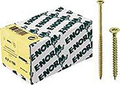 E-NORMpro SPS Spanplattenschrauben SeKo zn gelb TG ISR 6,0x240/72 HP (Inh.100 St