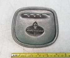 Standard Oil Advertising Ashtray Cast Aluminum w Torch Motif American Vintage 