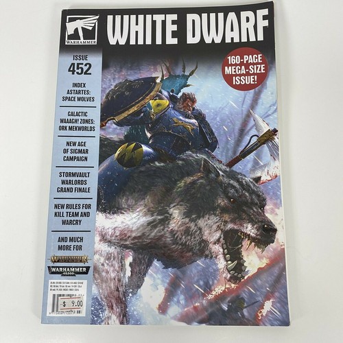 WHITE DWARF - WARHAMMER UK Magazine Issue #452 - March 2020 - VG