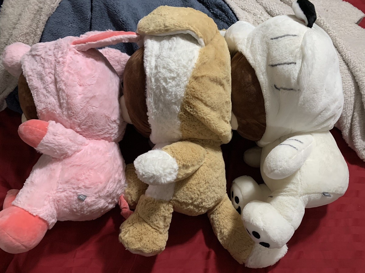 Line Friends Jungle Piggy, Doggy, and Tiger Brown (60cm) JUMBO