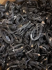 LOT OF 25 or 50  Mixed Brand Original USB-C Date Cable - USED