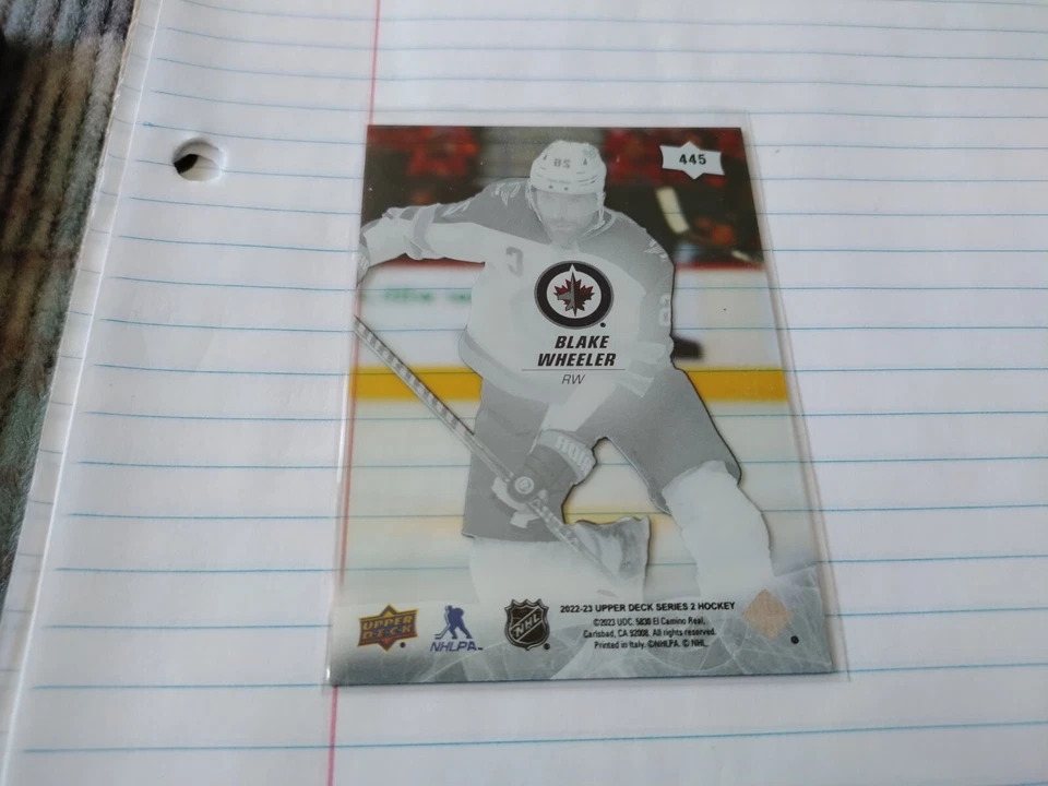 Blake Wheeler Clear Cut 2024 Upper Deck Extended - Image 2 of 4