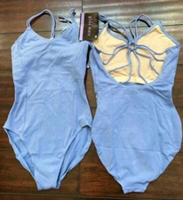 NWT Gilda Marx #1151 Periwinkle Ballet Dance Camisole Leotard MEDIUM ADULT