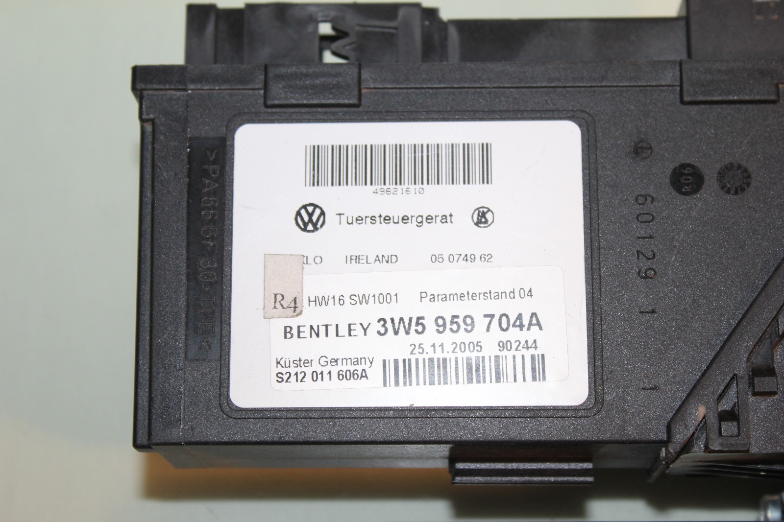 Bentley Continental Flying Spur Left Rear Door Window Motor Actuator 3w5959704a