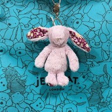 Jellycat Thistlepop Blossom Bunny Keyring Charm New with Tags & Dust Bag