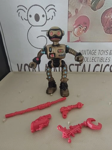 Vintage TMNT Ninja Turtles Figure Fugitoid 1990 Complete