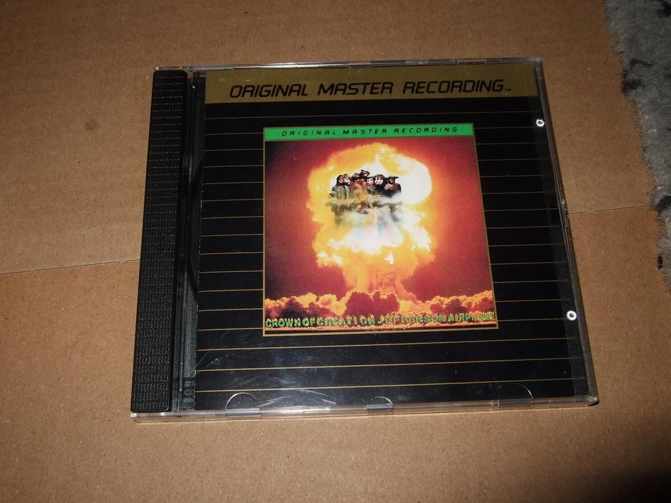 JEFFERSON AIRPLANE : CROWN OF CREATION 24KT GOLD CD 1989 MFSL ULTRADISC UDCD - Bild 1 von 3