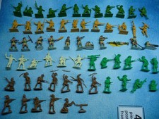 WW2  LOT 26  BRITISH ARMY  PLASTIC VINTAGE 1:32 RARE   . !!!