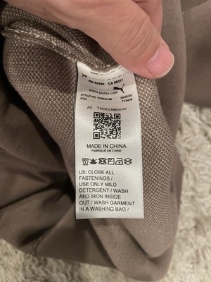PUMA x REPRESENT T7 Knit Jacket Size Medium Pine Bark Brown 632543
