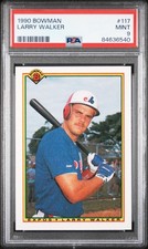 Larry Walker Rookie Cards Checklist and Autographed Memorabilia Guide 18