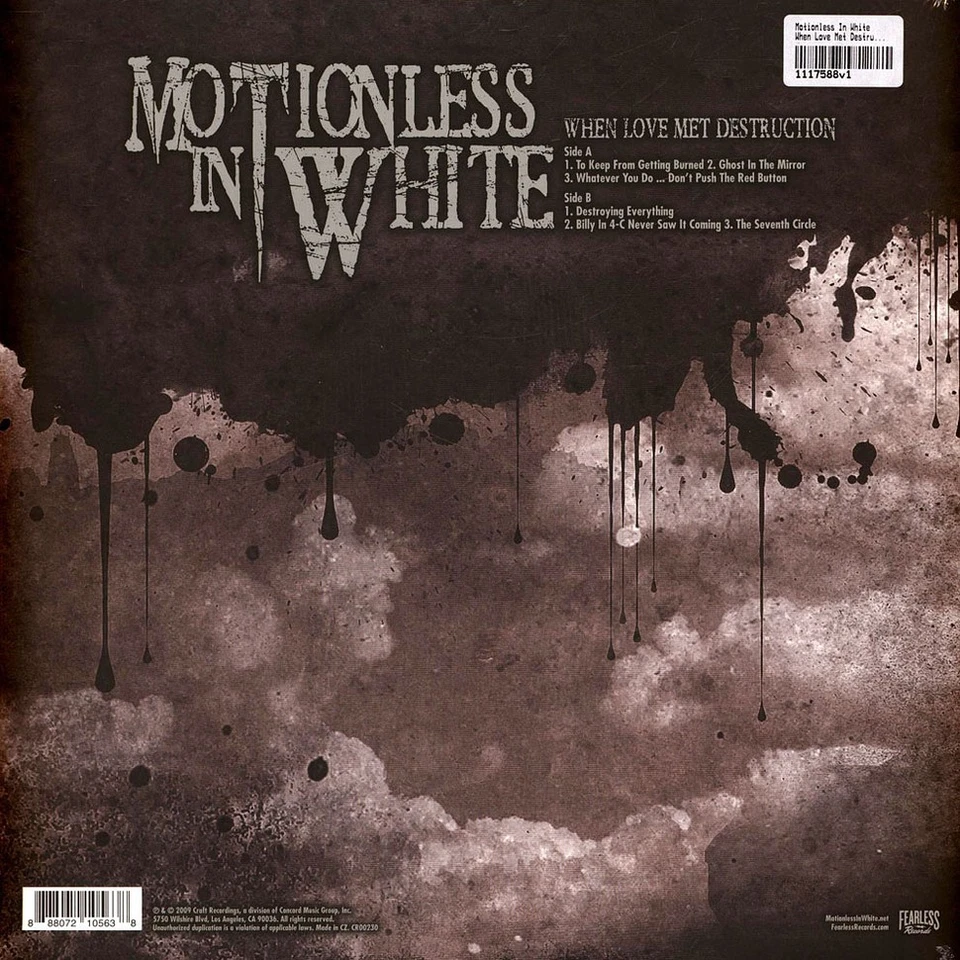 Motionless In White - When Love Met Destruction (Vinyl LP - 2009 - US - Reissue) - Bild 2 von 2