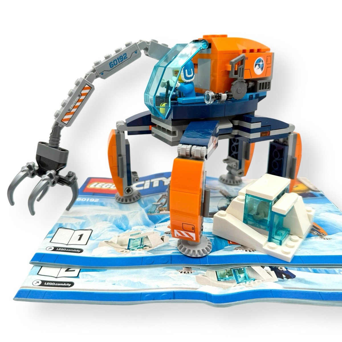 LEGO CITY: Arctic Ice Crawler (60192) 100% Complete with Manuals