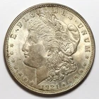 1921 $1 Morgan Silver Dollar - RAW - Toned / Excellent Luster / Nice Coin