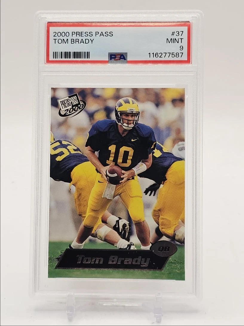 Tom Brady Football Grade 9 Rookie Sports Trading Cards