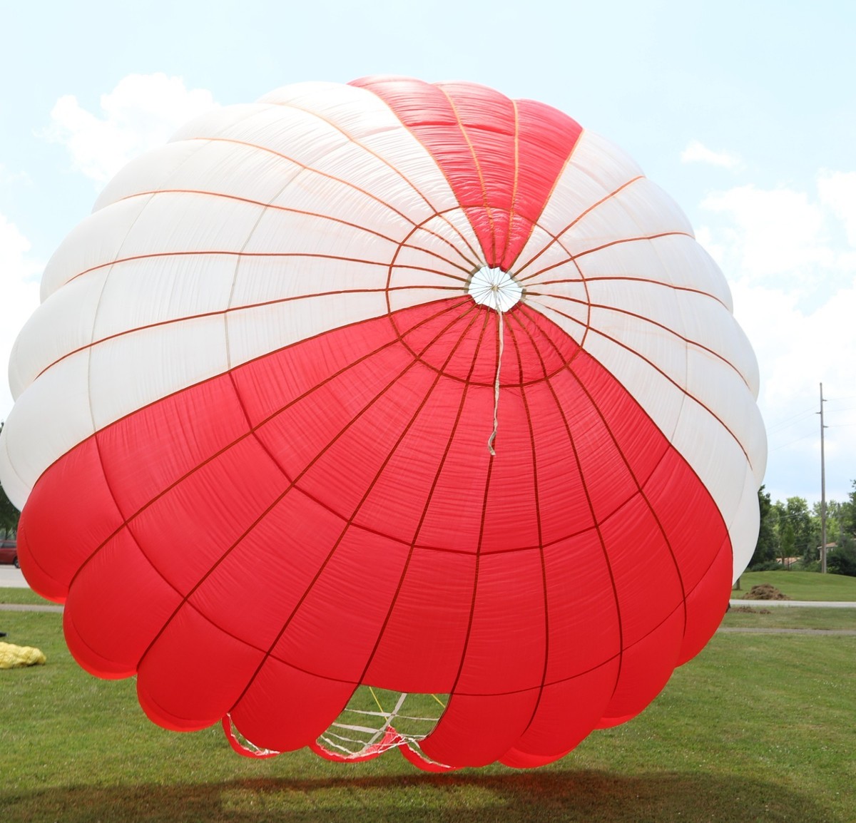 Security 26ft round parachute reserve canopy + Security 150
