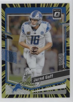2023 Panini Donruss Optic Electricity Prizm 42/69 Jared Goff #62 10q3