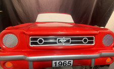 Vtg 1980s  1965 Red Ford Mustang Pedal Car by Kingsbury Toys