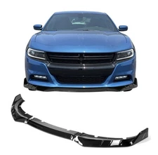 IKON MOTORSPORTS, Front Bumper Lip Compatible with 2015-2023 Dodge Charger