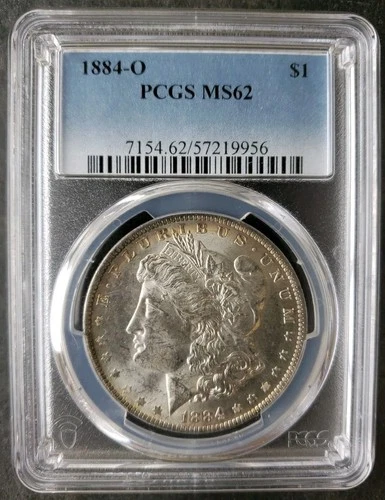 1884 O $1 Morgan Silver Dollar PCGS MS62